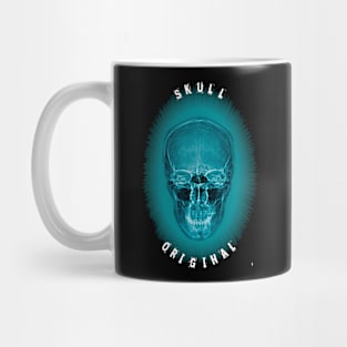 USG skull , coloured skull with inscription. Mug